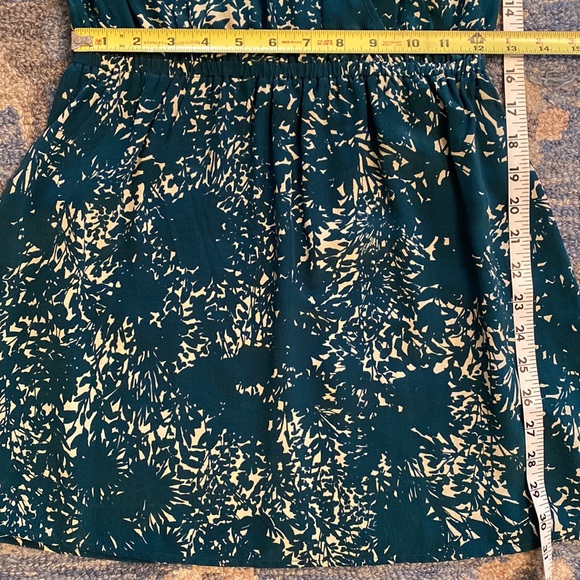 Kimchi Teal Green 100% Silk Dress - Picture 9 of 11